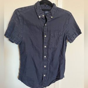 Slim Short Sleeve Oxford Shirt